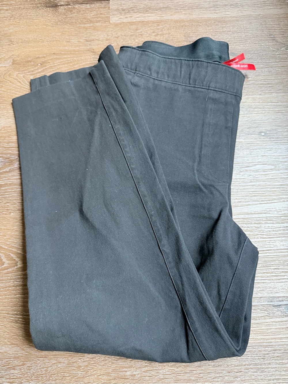 SPANX Black Straight-Leg Pants